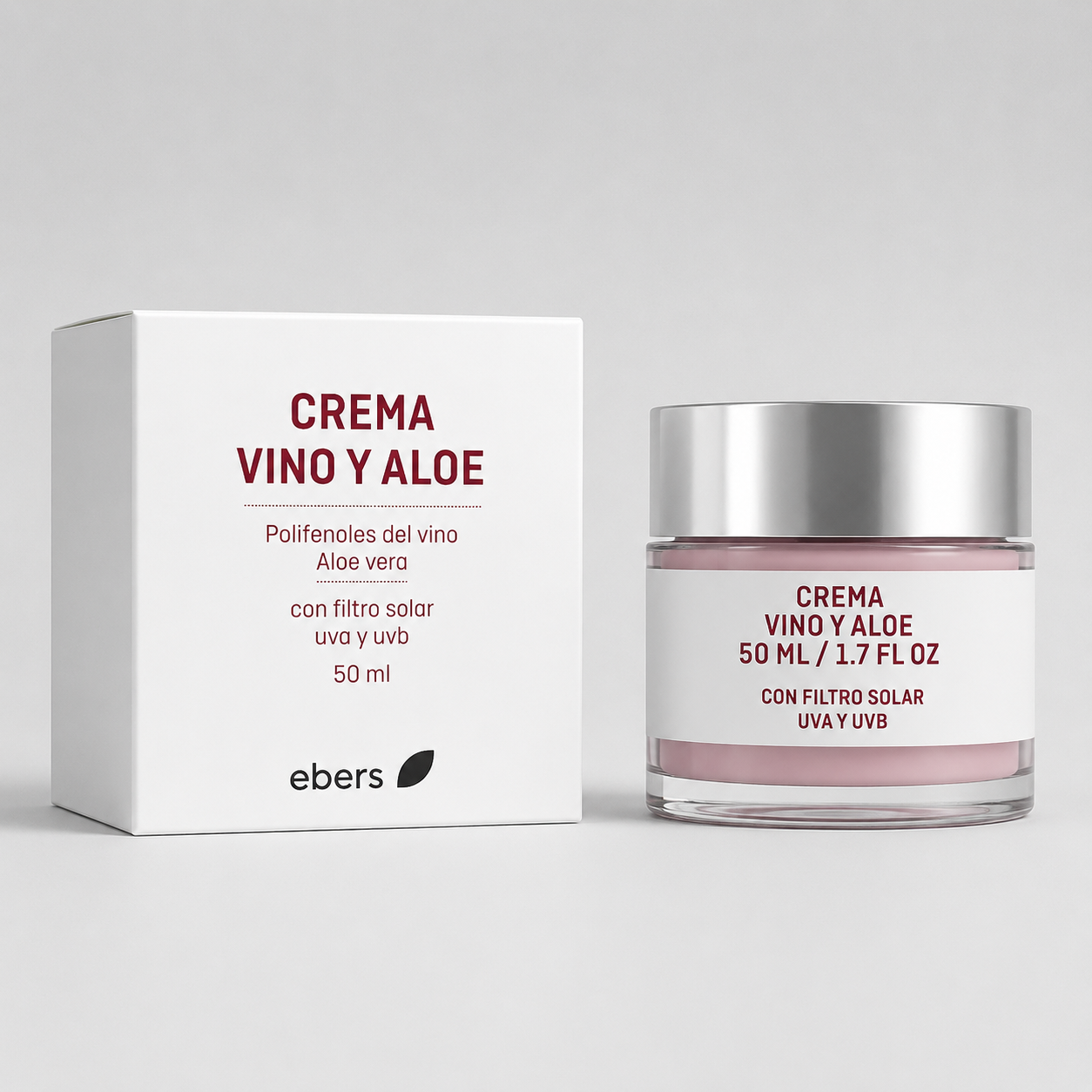 Ebers Crema de Vino y Aloe Vera 50ML - EBERS - cosmética natural