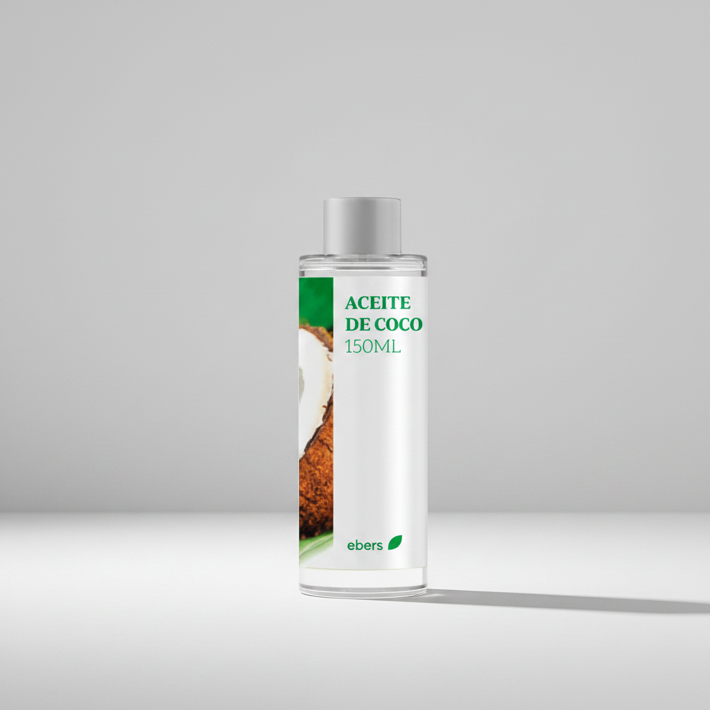 Ebers Aceite de Coco 100% Puro para Piel y Cabello 150ml - EBERS - cosmética natural