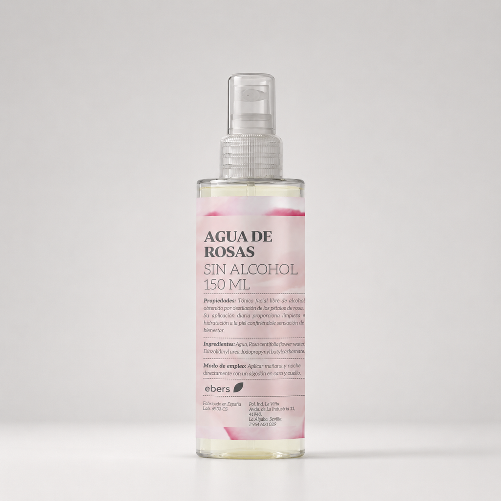 Semburan Bebas Alkohol Air Mawar Ebers 150ml - EBERS - kosmetik semula jadi