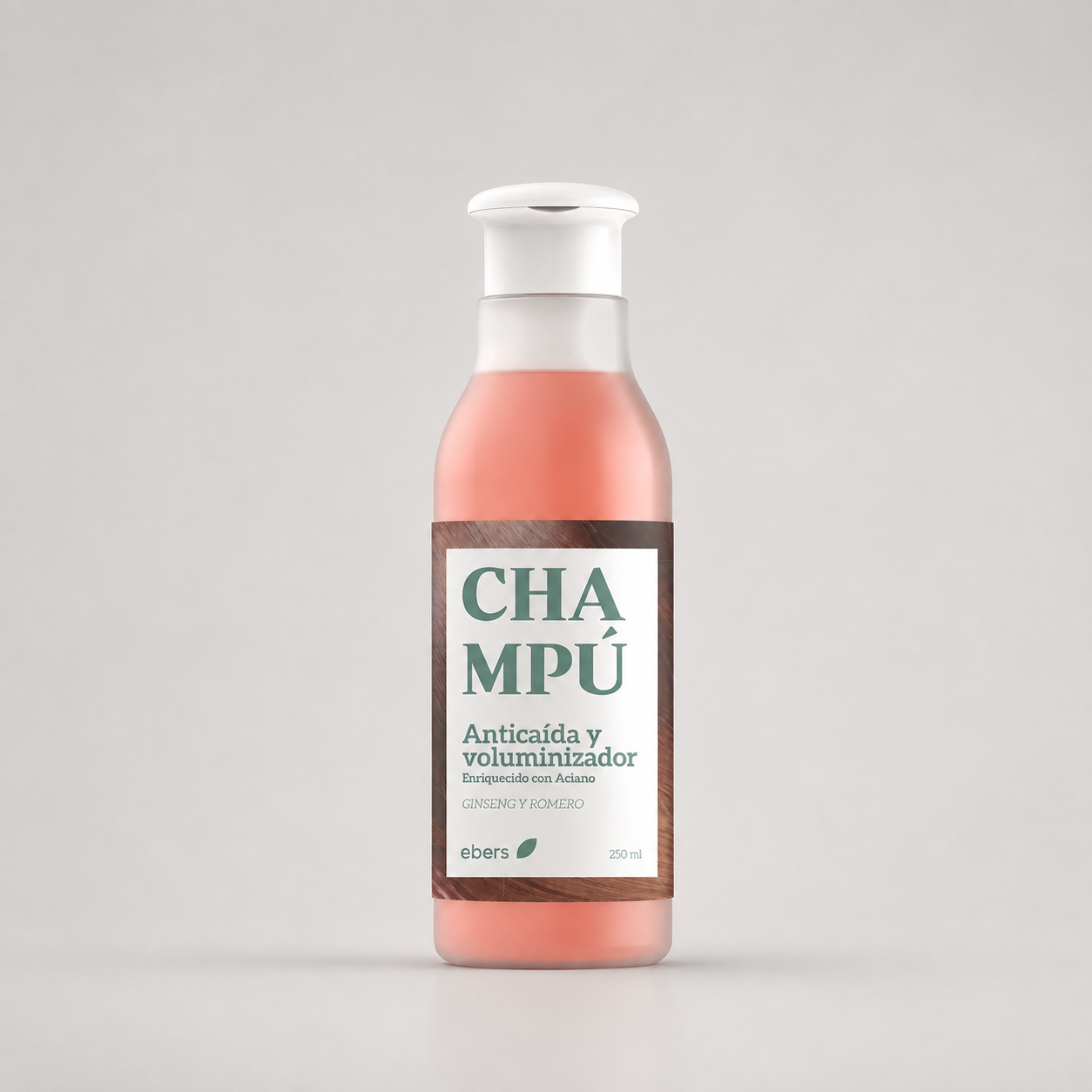 Ebers Champu Anticaida con Ginseng, Romero y Aciano 250ml - EBERS - cosmética natural