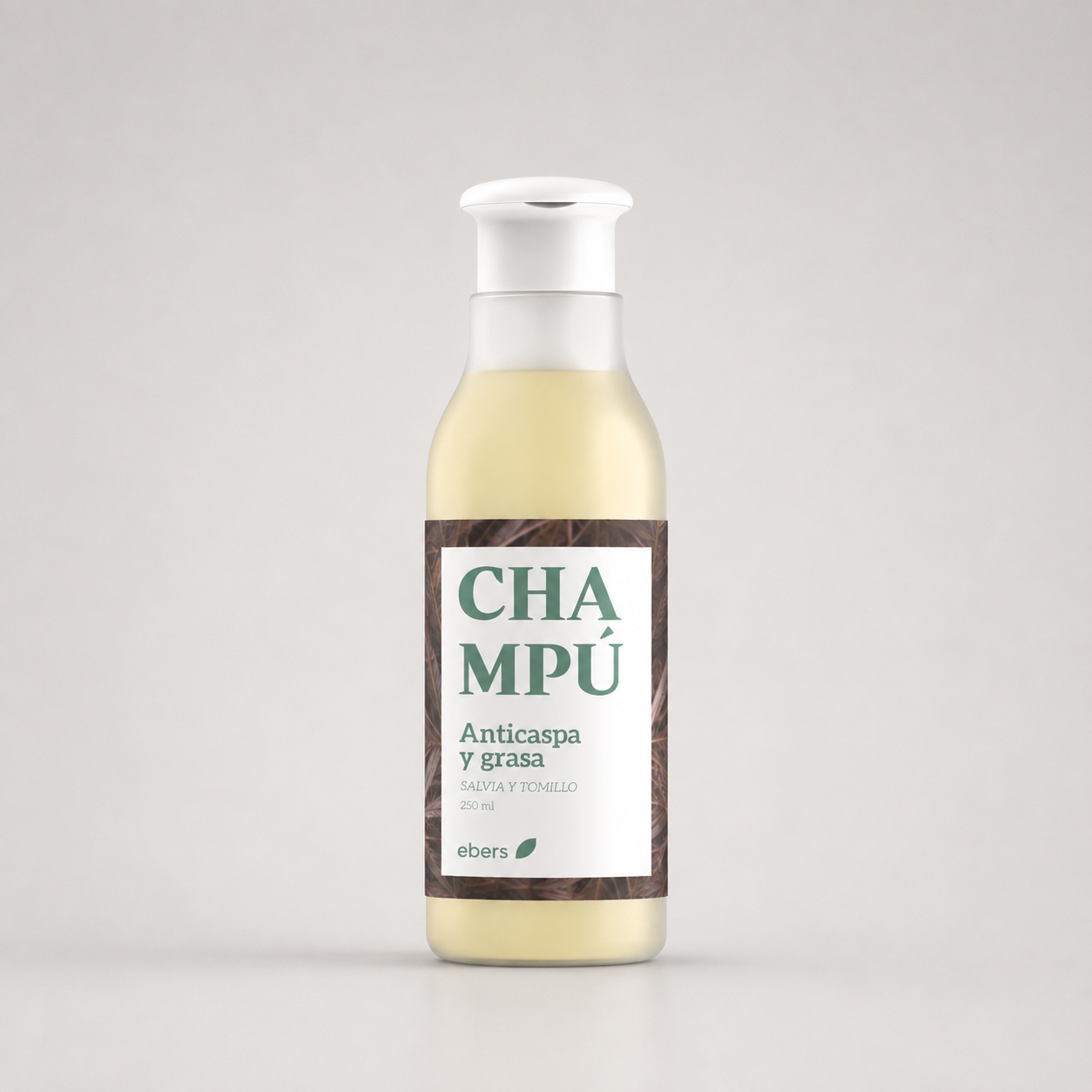 Ebers Champu Anticaspa y Grasa con Salvia y Tomillo 250ML - EBERS - cosmética natural