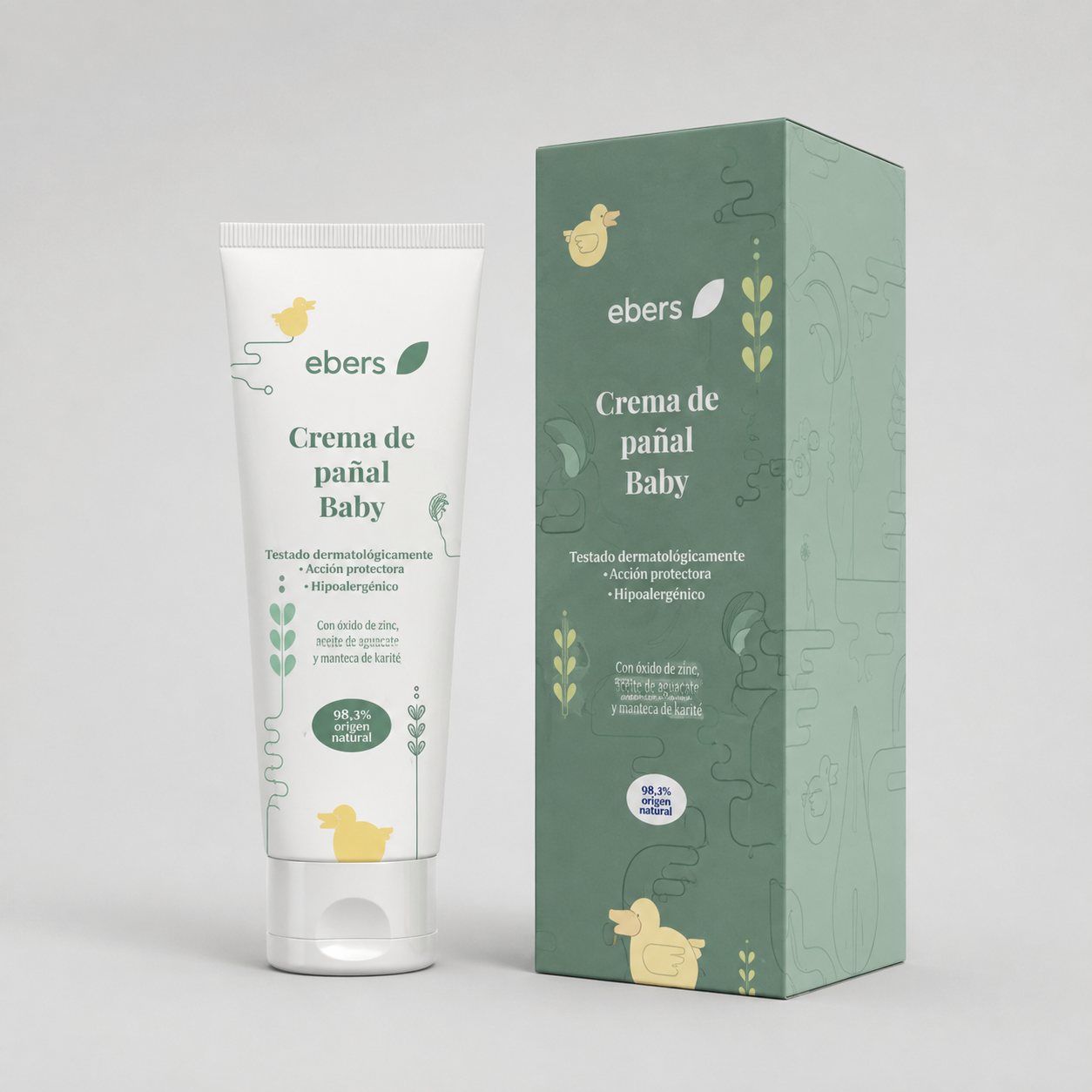 Ebers Crema de Pañal Baby 75ml - EBERS - cosmética natural