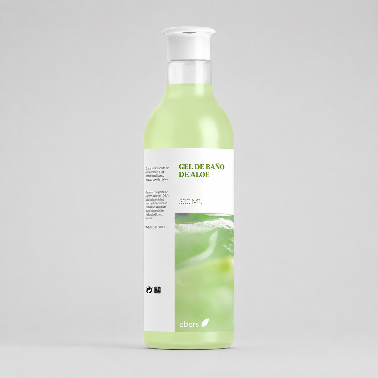 Ebers Gel Baño con Aloe Vera 500 ml - EBERS - cosmética natural