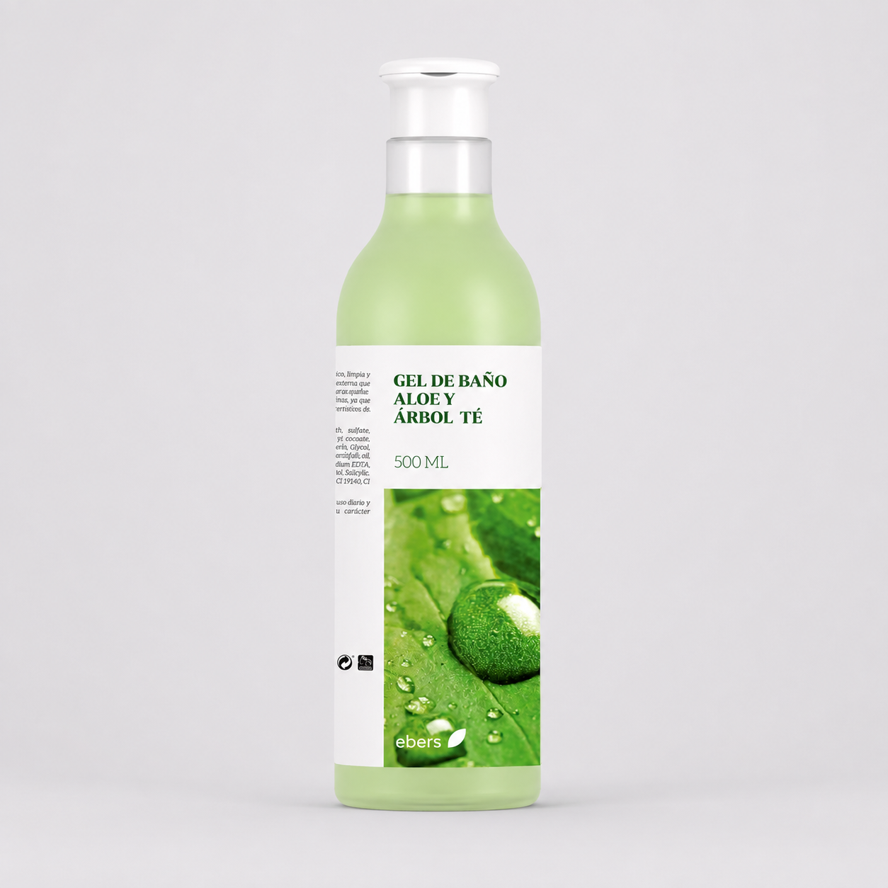 Ebers Gel de Baño con Aloe Vera y Arbol de Te 500ml - EBERS - cosmética natural
