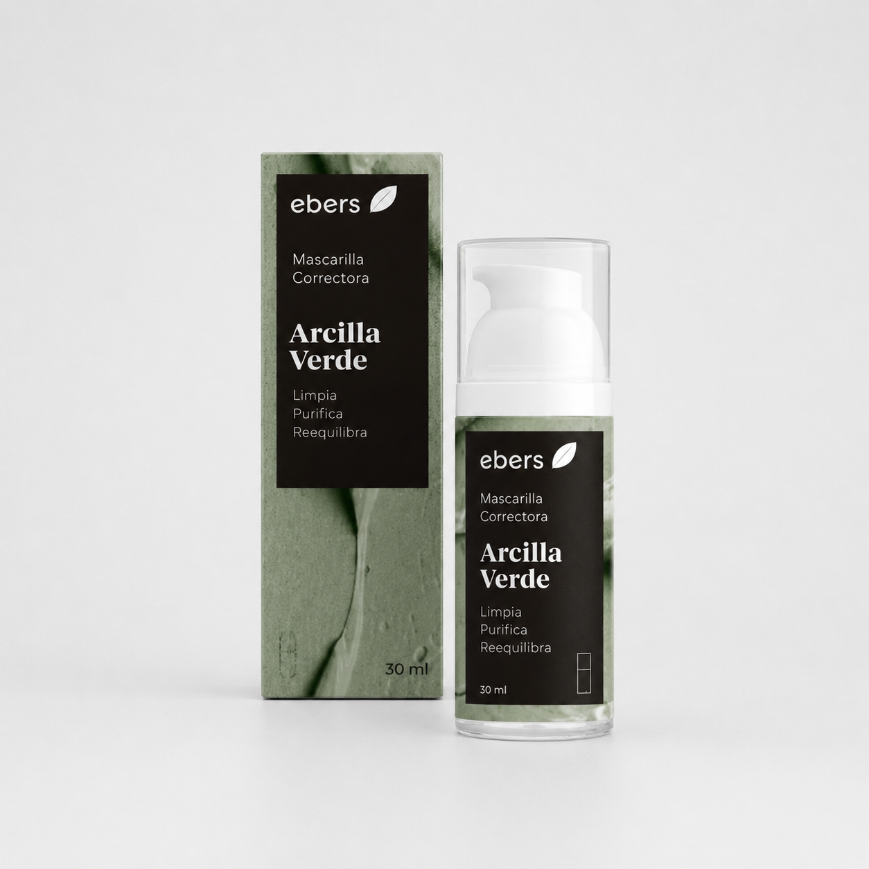 Ebers Mascarilla Correctora con Arcilla Verde 50ml - EBERS - cosmética natural