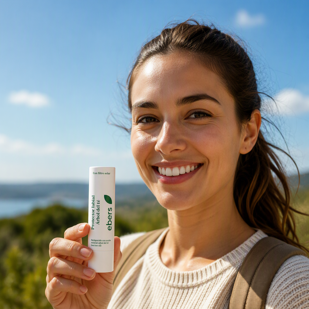 Ebers Protector Labial Árbol del Té FPS15 - EBERS - cosmética natural