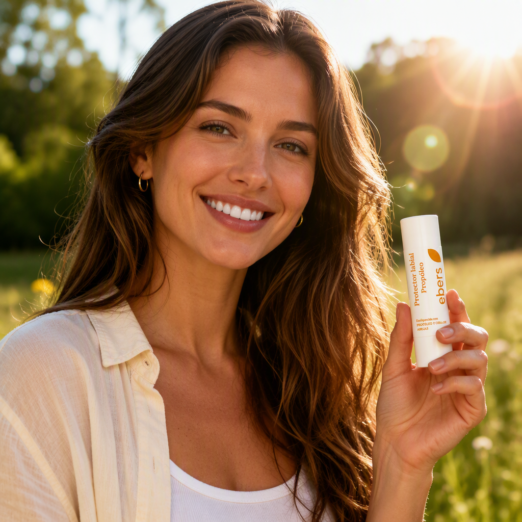 Ebers Protector Labial de Propóleo y Cera de Abeja FPS15 - EBERS - cosmética natural