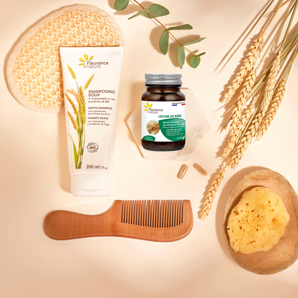 Fleurance Nature Champú Suave de Hamamelis Bio 200ml - FLEURANCE NATURE - cosmética natural