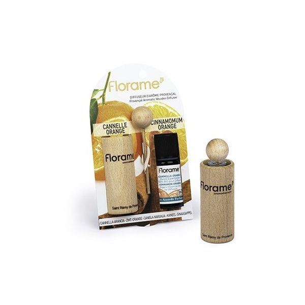 Florame Difusor Provenzal + Aceite Esencial de Canela Naranja