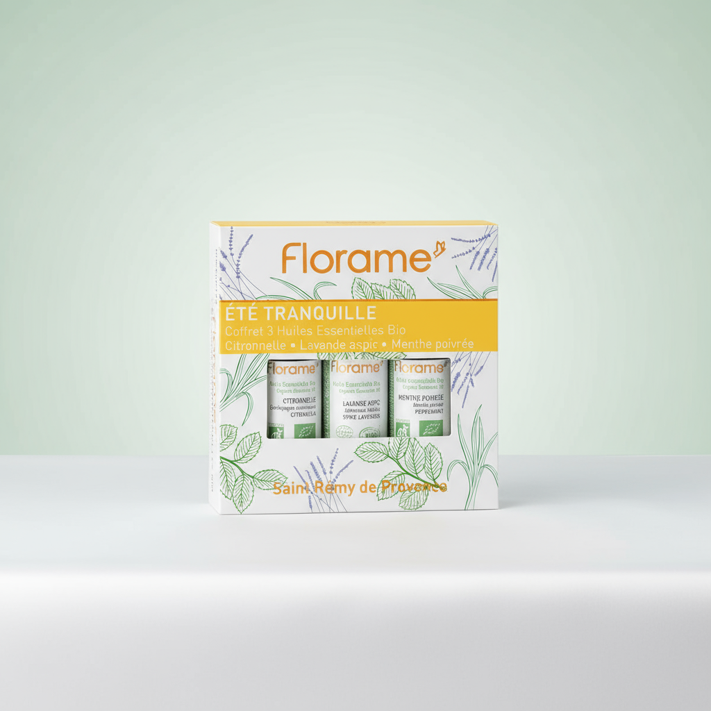 Florame Caja de Aceites Esenciales Orgánicos Verano Tranquilo