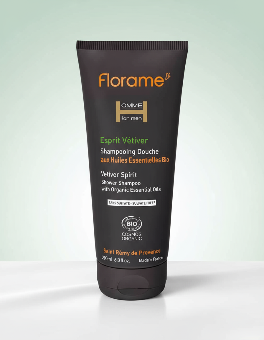 Florame Champú y Gel de Ducha Espíritu Vetiver para Hombre 200ml