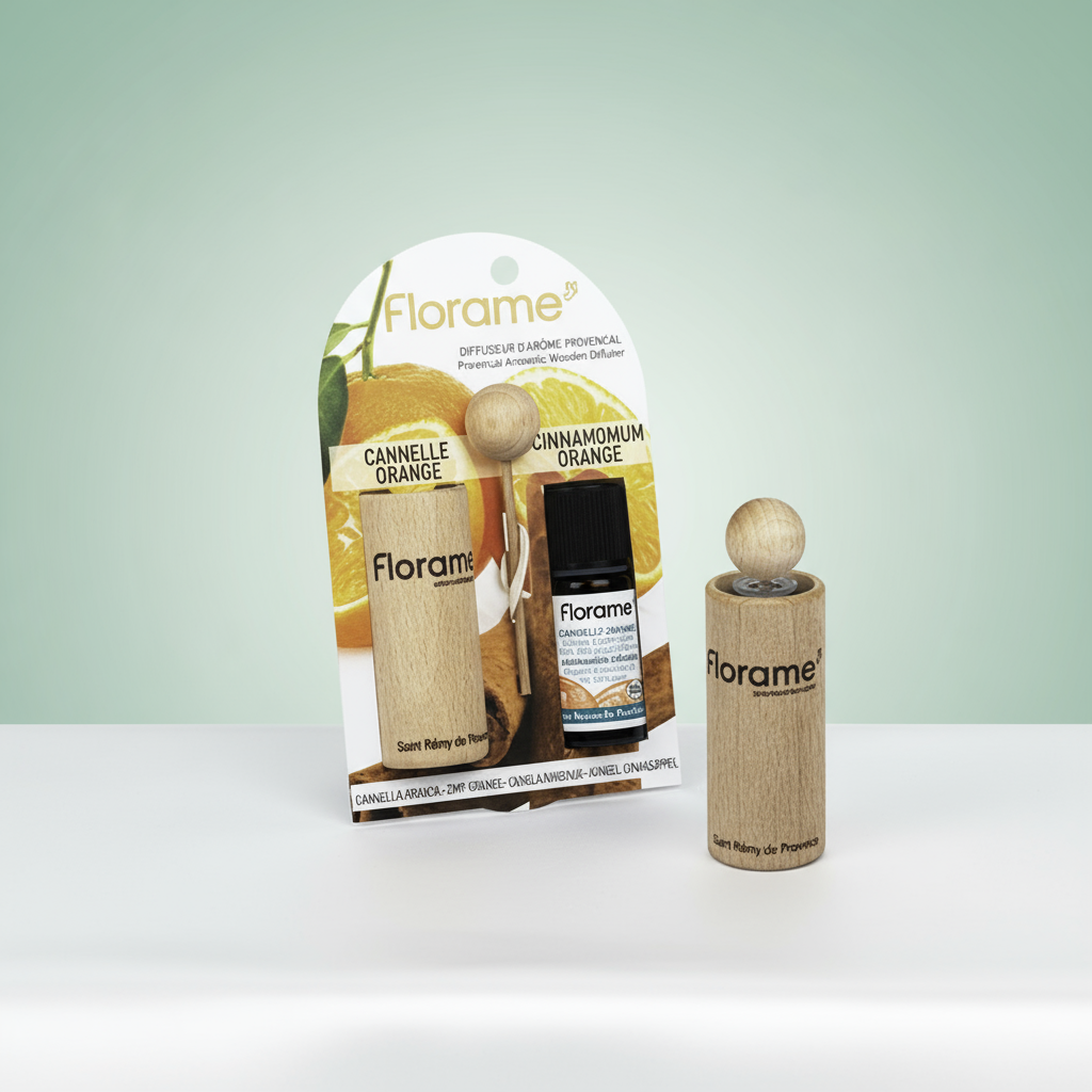 Florame Difusor Provenzal + Aceite Esencial de Canela Naranja