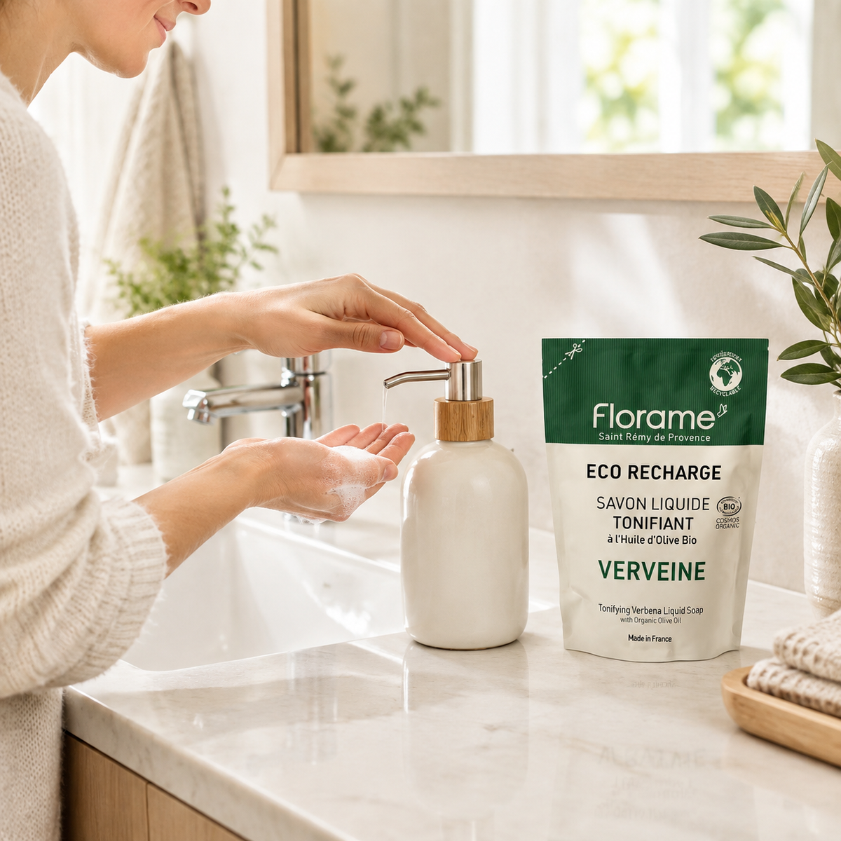 Florame Eco-Recarga Jabón Líquido Tradicional de Verbena 470ml