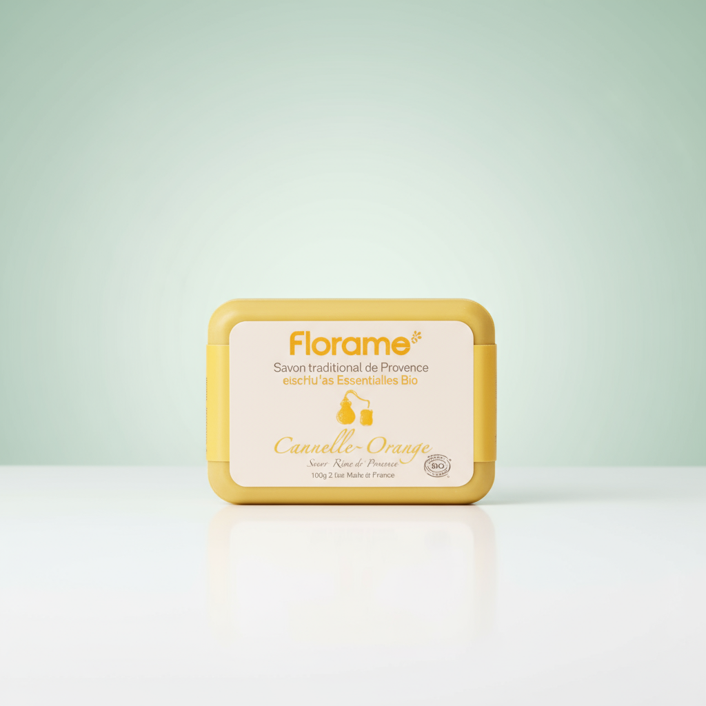 Florame Jabón Tradicional Provenzal de Canela y Naranja 100g