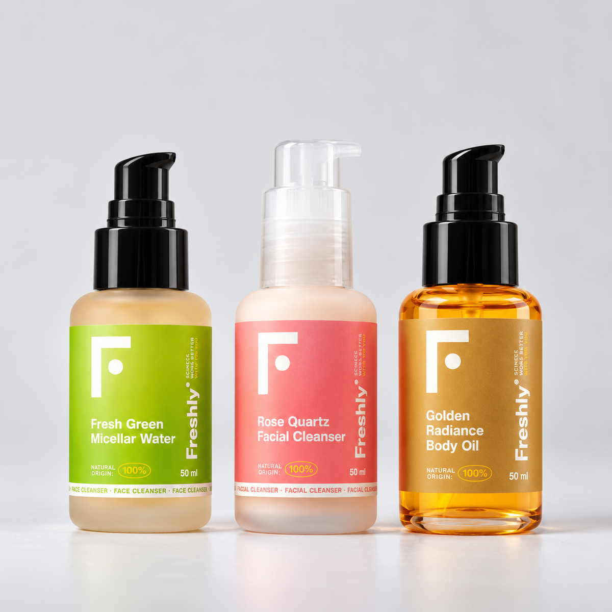 Freshly Cosmetics Cofre Mini Cleanser Trio