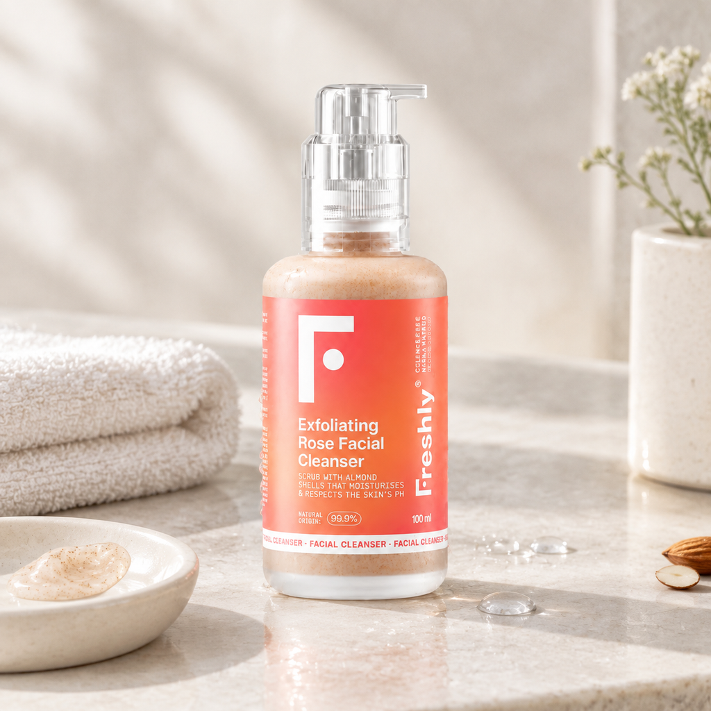 Freshly Cosmetics Exfoliating Rose Facial Cleanser 100ml