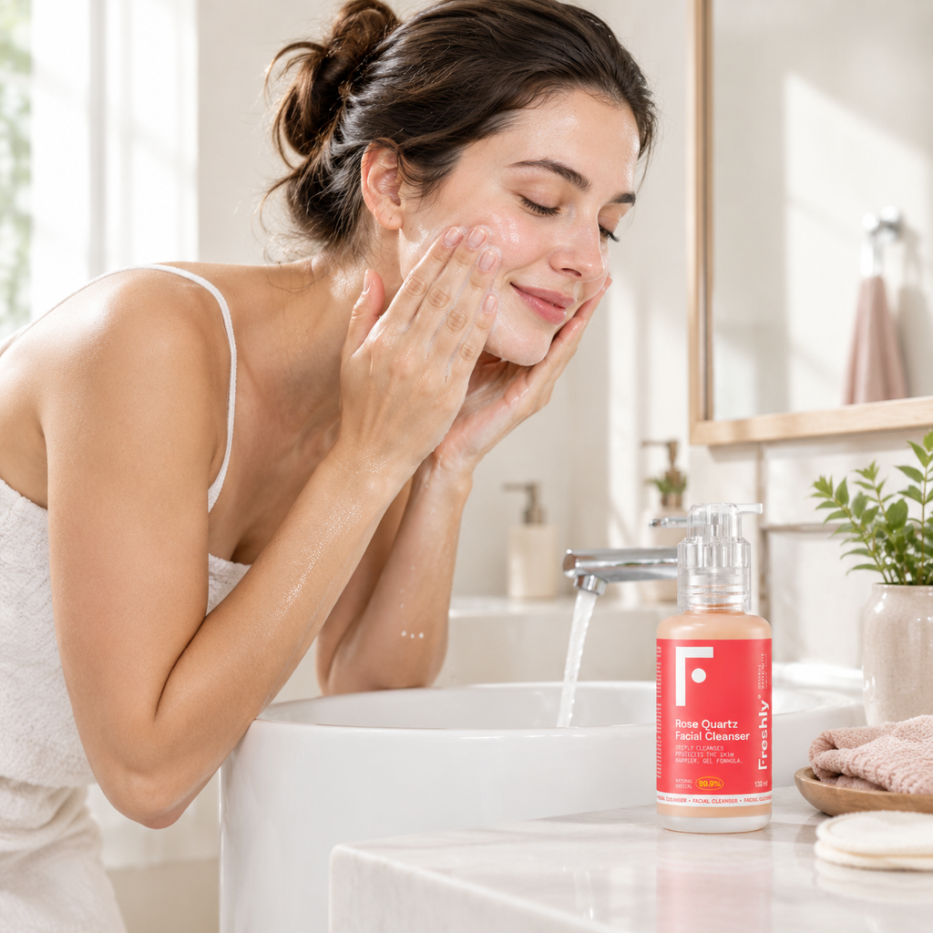Freshly Cosmetics Rose Quartz Facial Cleanser - FRESHLY COSMETICS - cosmética natural