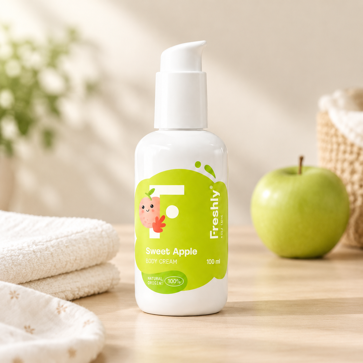 Freshly Cosmetics Sweet Apple Body Cream - FRESHLY COSMETICS - cosmética natural