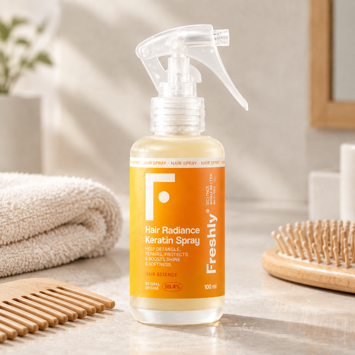 Freshly Cosmetics Hair Radiance Keratin Spray
