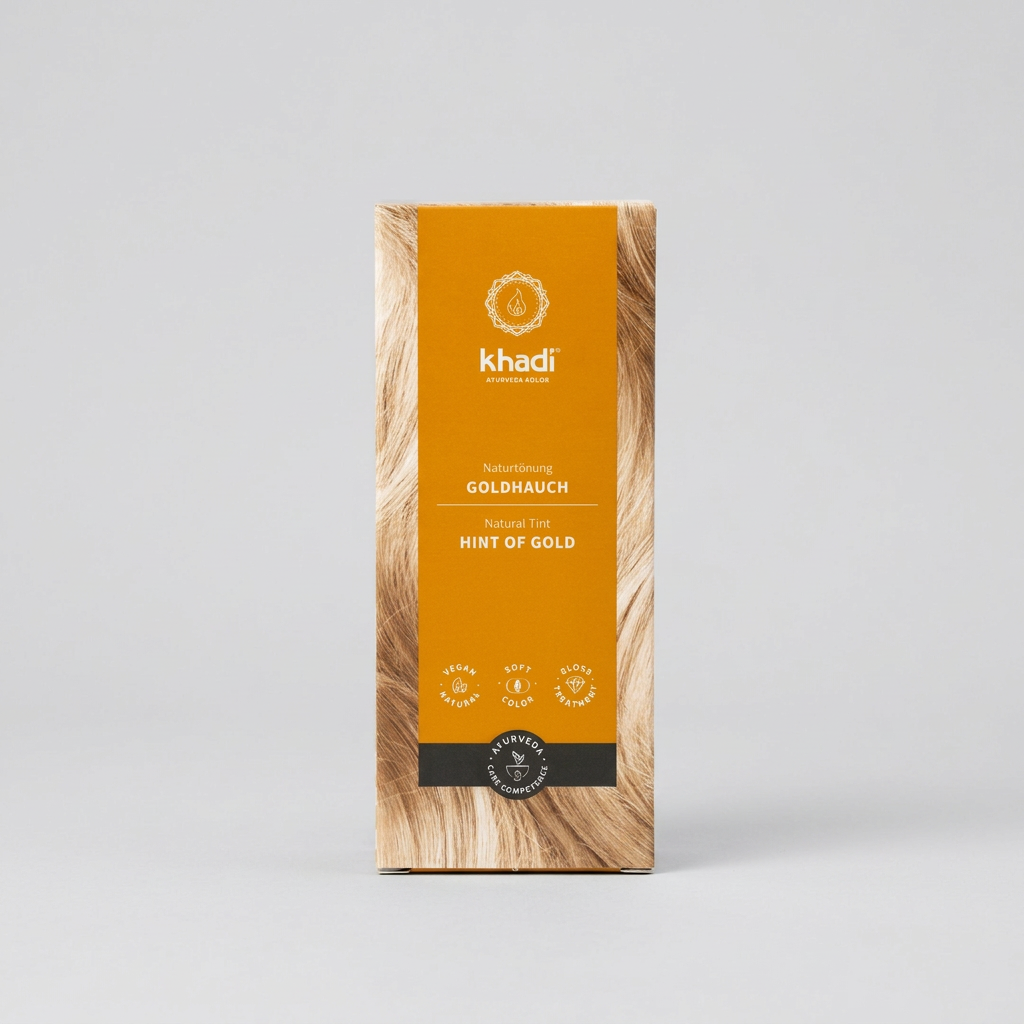 Khadi Tinte Vegetal Rubio Toque Dorado 100g - KHADI - cosmética