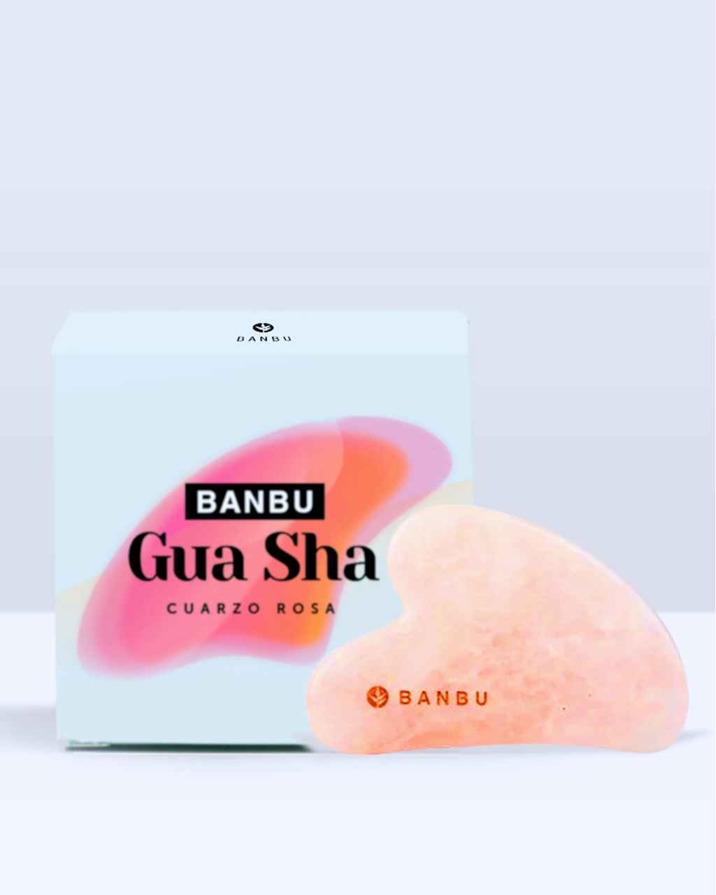 Banbu Gua Sha de Cuarzo Rosa - BANBU - cosmética natural