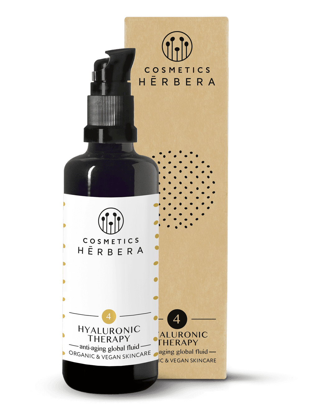Herbera Hyaluronic Therapy (Fluido Facial Anti-Edad con Acido Hialurónico, Granada y Uva) 50ml