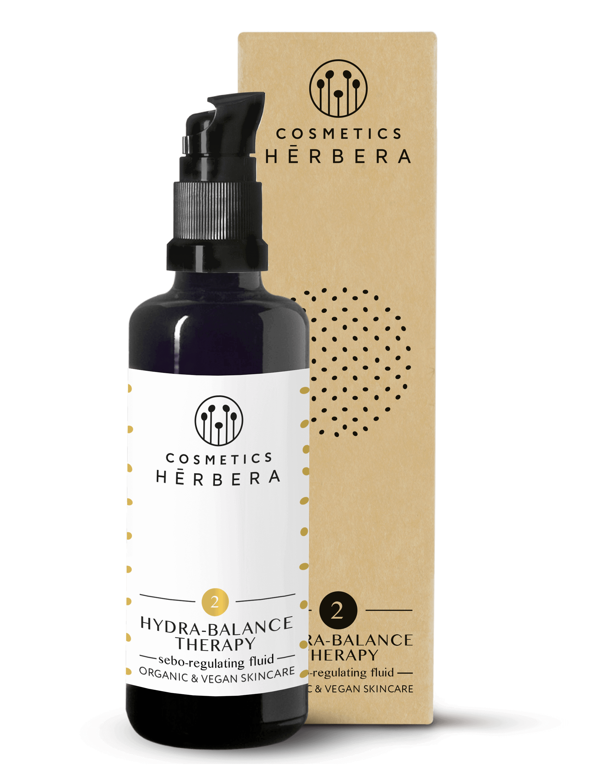 Herbera Hydra-Balance Therapy (Fluido Facial de Bardana y Comino Negro) para Piel Mixta-Grasa 50ml