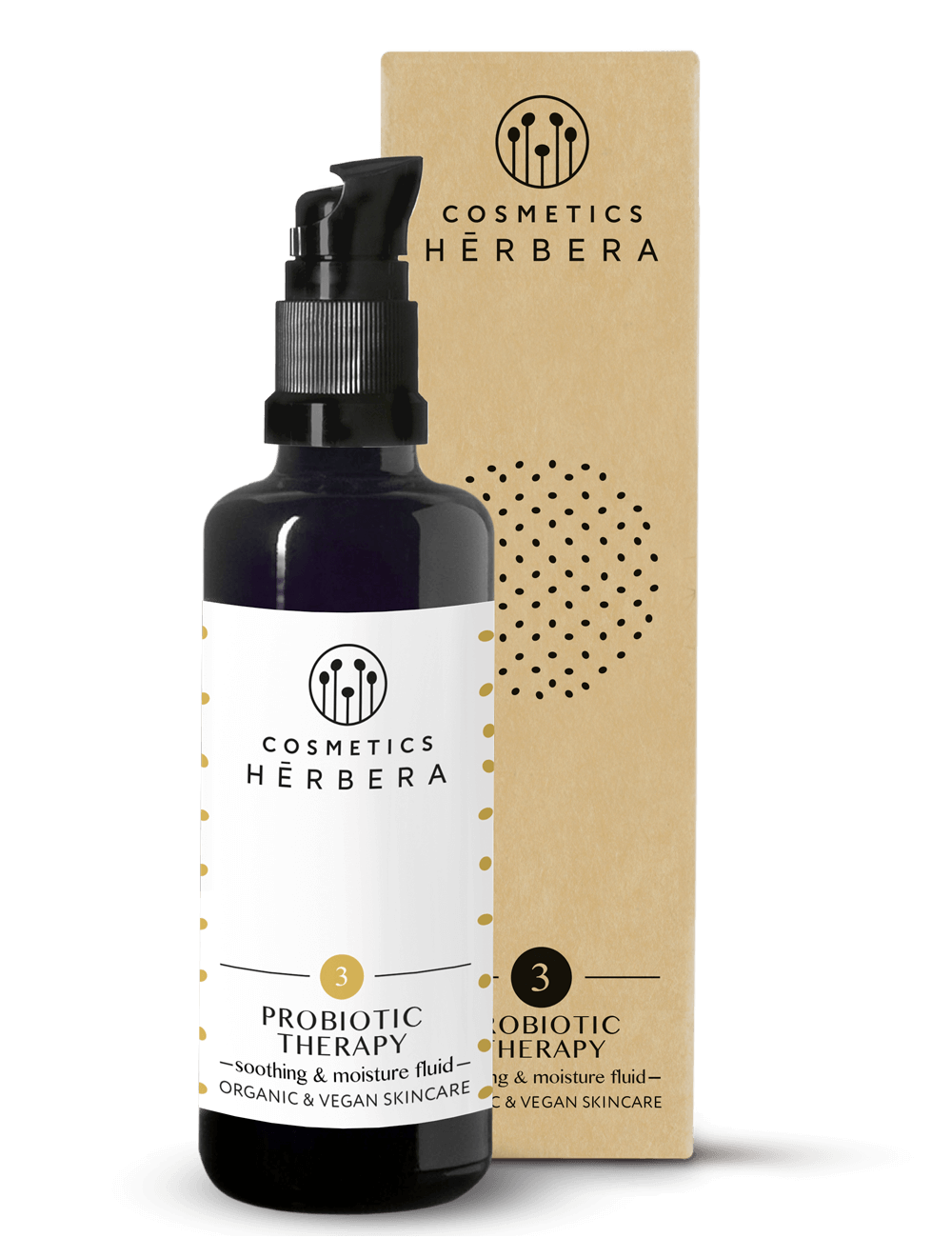 Herbera Probiotic Therapy (Fluido Facial de Rosa Mosqueta y Caléndula) para Piel Sensible 50ml