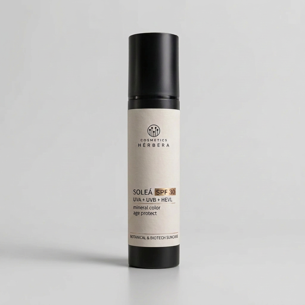 Herbera Crema Solar Facial SOLEÁ SPF30 con Color 50ml