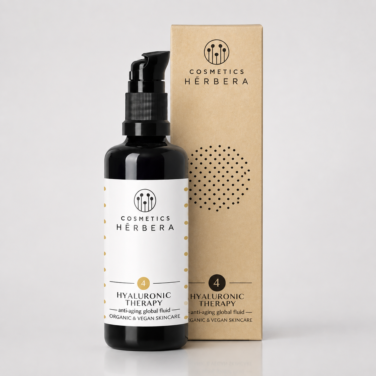 Herbera Hyaluronic Therapy (Fluido Facial Anti-Edad con Acido Hialurónico, Granada y Uva) 50ml - HERBERA - cosmética natural
