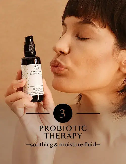 Herbera Probiotic Therapy (Fluido Facial de Rosa Mosqueta y Caléndula) para Piel Sensible 50ml
