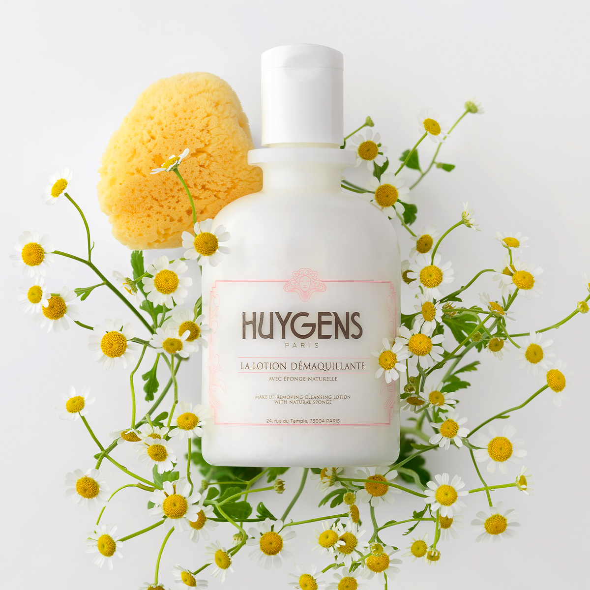 Huygens Loción Desmaquillante con Esponja de Mar 250ml - HUYGENS - cosmética natural