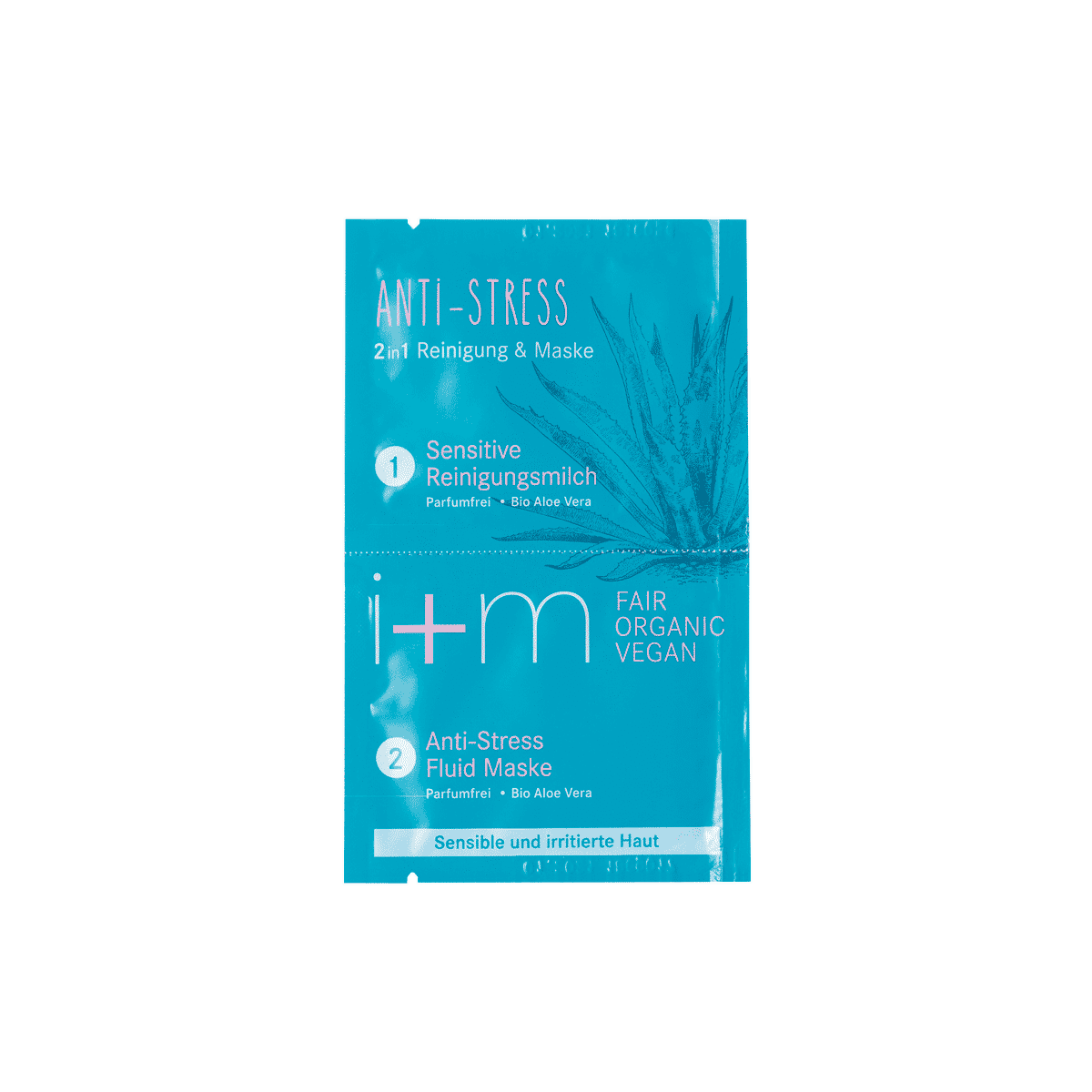 I+M Leche Limpiadora y Mascarilla 2 en 1 Anti Estrés Sin Perfume