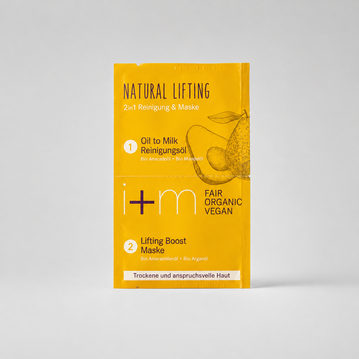 I+M Aceite Limpiador y Mascarilla 2 en 1 Natural Lifting - I - cosmética natural