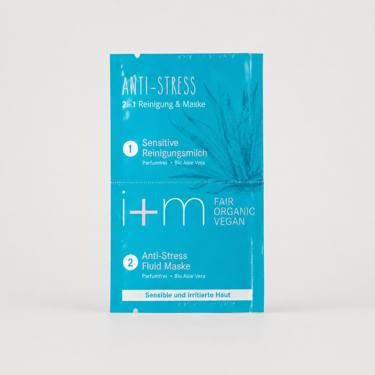 I+M Leche Limpiadora y Mascarilla 2 en 1 Anti Estrés Sin Perfume - I - cosmética natural