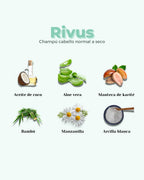 Banbu Champú Sólido Cabello Normal y Seco Rivus 75g - BANBU - cosmética natural