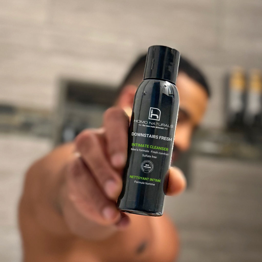 Homo Naturals Downstairs Fresh Gel de Higiene Íntima para Hombre 100ml - foto 4