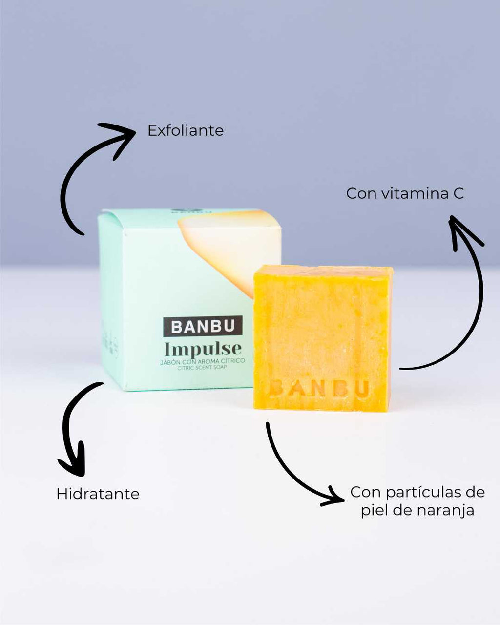 Banbu Jabón de Ducha Sólido Cítrico Impulse 100g - BANBU - cosmética natural