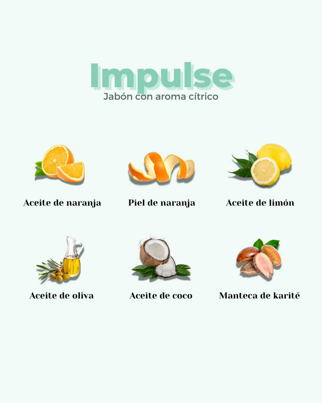 Banbu Jabón de Ducha Sólido Cítrico Impulse 100g - BANBU - cosmética natural