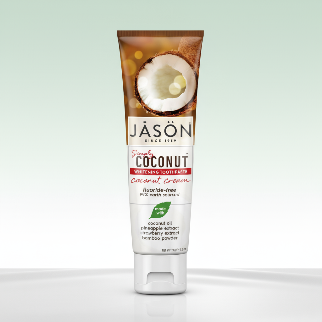 Jasön Dentífrico Crema de Coco Blanqueador 119gr