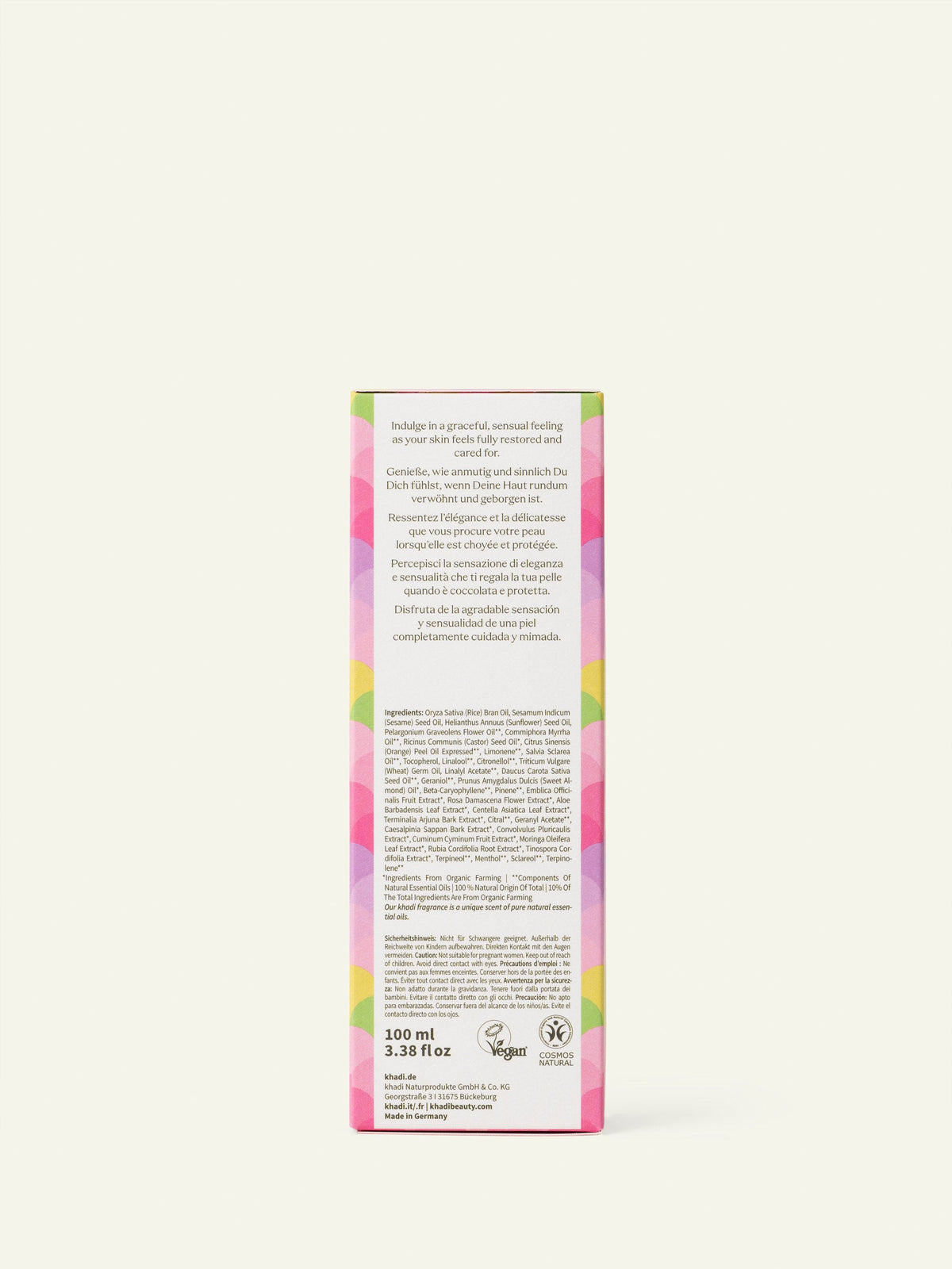 Khadi Aceite Corporal Rose Love 100ml - KHADI - cosmética