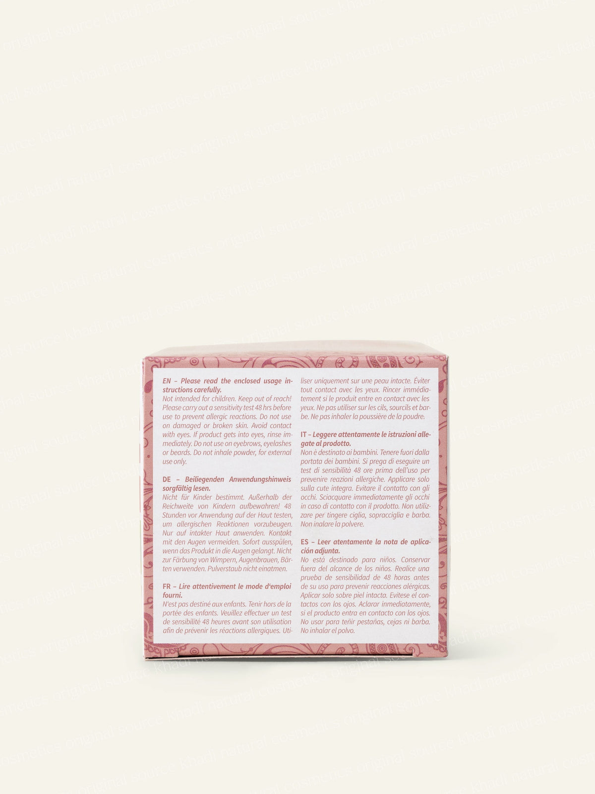 Khadi Tinte Vegetal Rubio Claro 100g - KHADI - cosmética