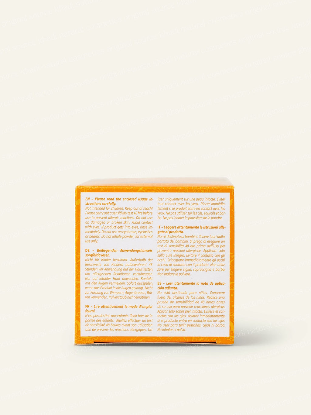Khadi Tinte Vegetal Rubio Medio 100g - KHADI - cosmética