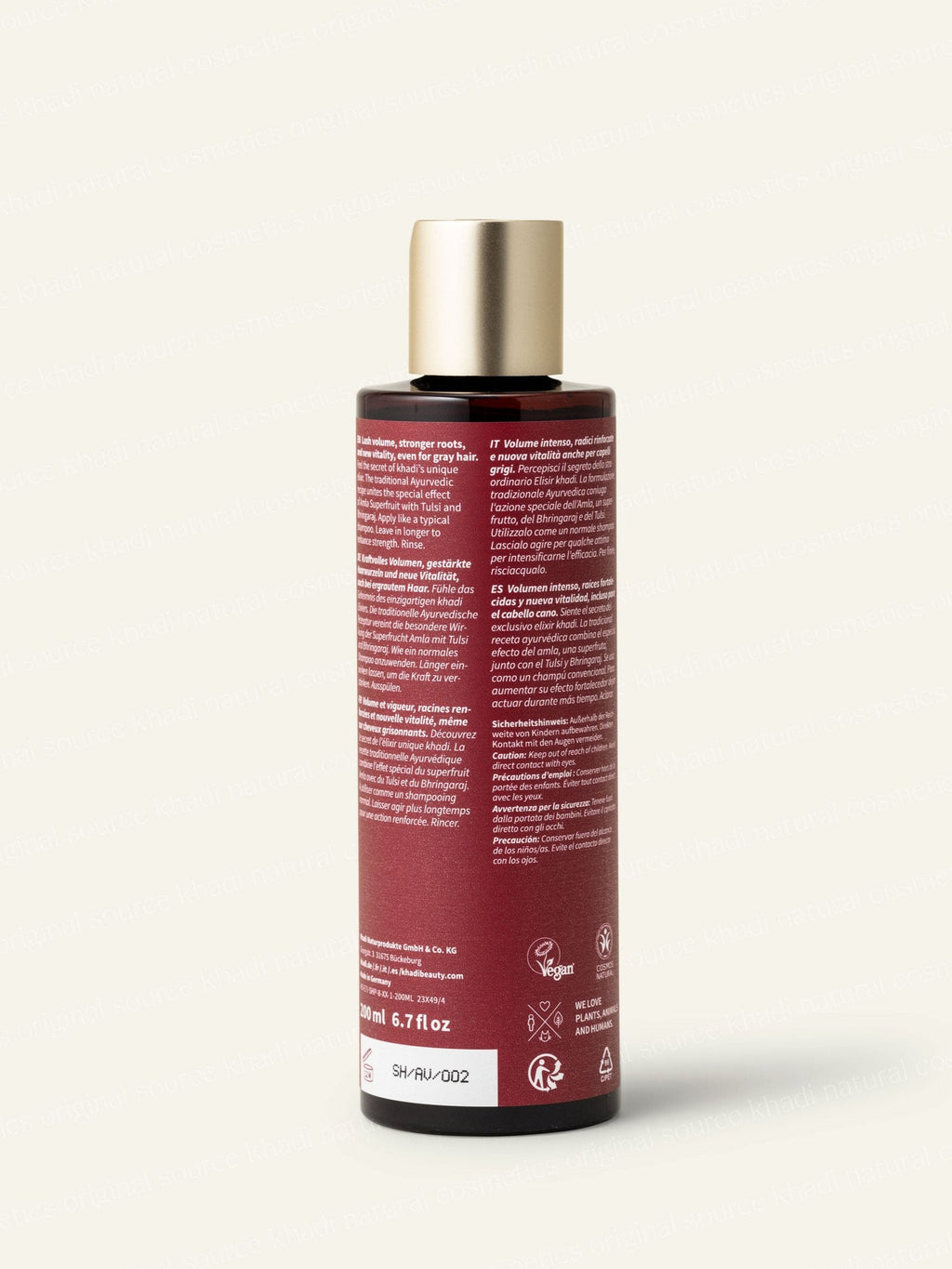 Khadi Champú de Amla Volumen 200ml - KHADI - cosmética