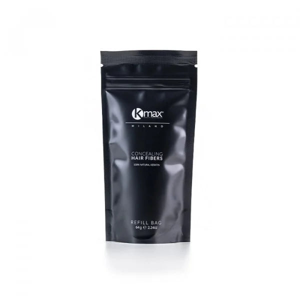 Sobres de recarga de fibras capilares Kmax 64 gramos para densificar el cabello