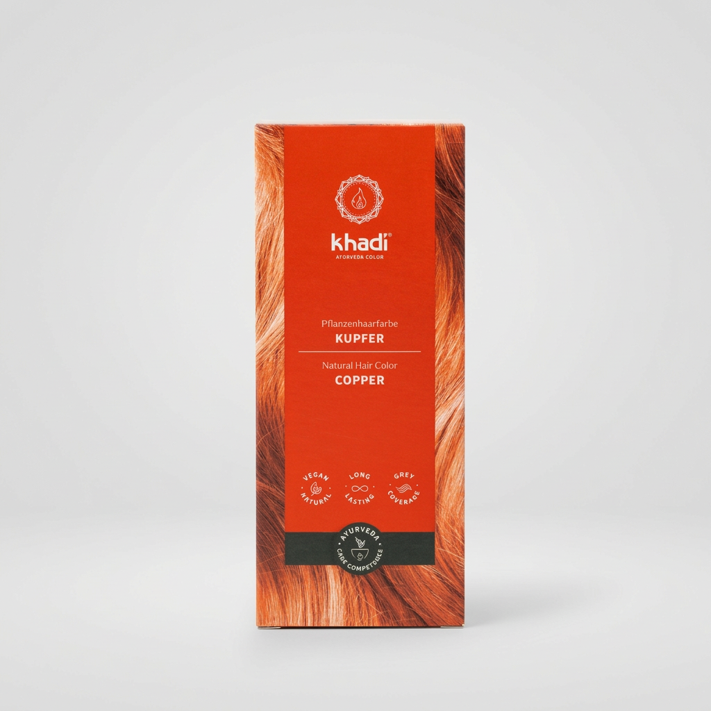 Khadi Tinte Vegetal Cobre 100g - KHADI - cosmética