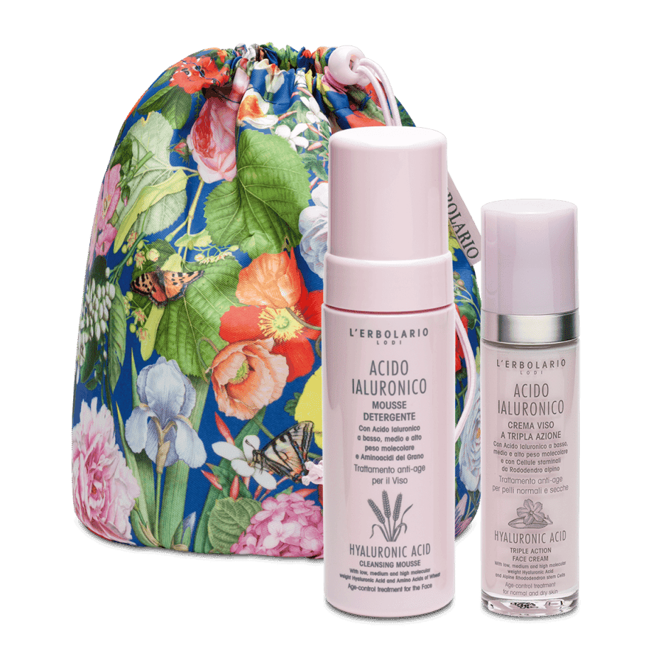 L'Erbolario BeautyBag Ácido Hialurónico Facial 50ml + 150ml