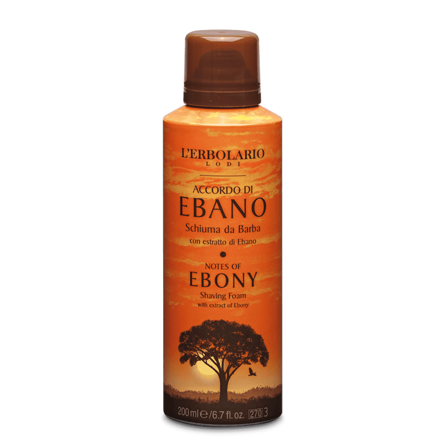 L'Erbolario Espuma de Afeitar con Notas de Ebano 200ml