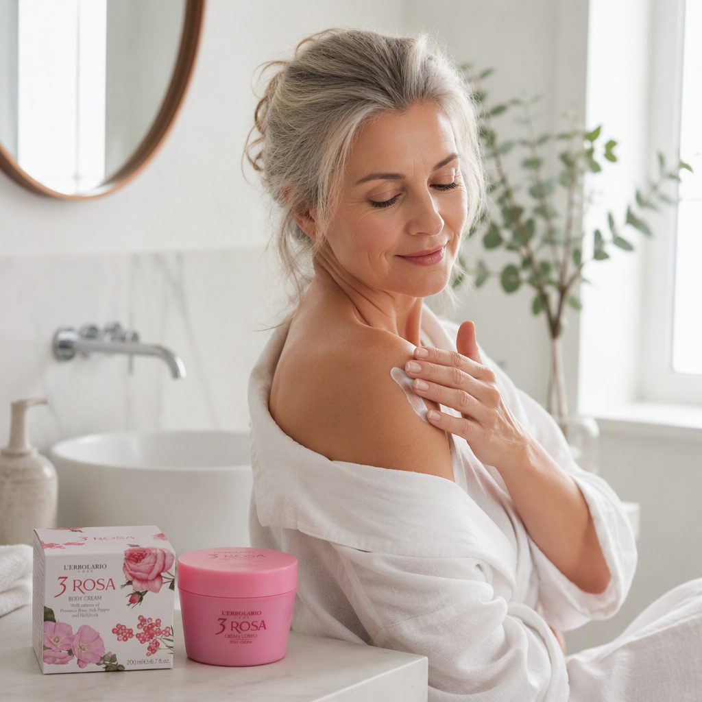 L'Erbolario 3 Rosa Crema Corporal 200ml - L'ERBOLARIO - cosmética natural
