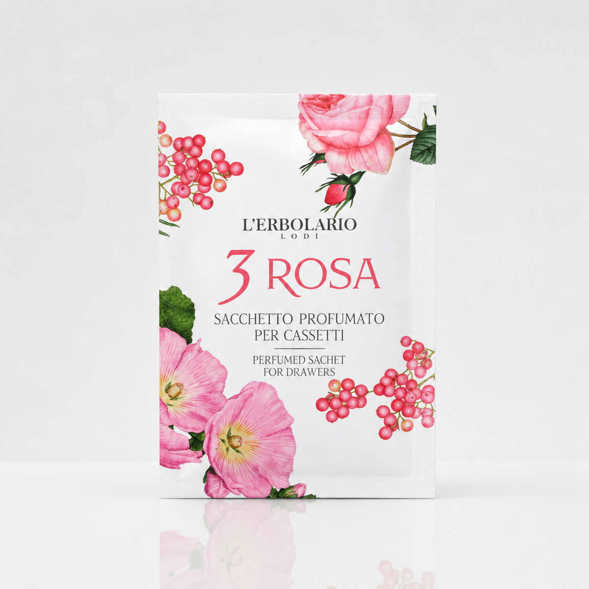 L'Erbolario 3 Rosa Sobre Perfumado para Cajones 1ud - L'ERBOLARIO - cosmética natural